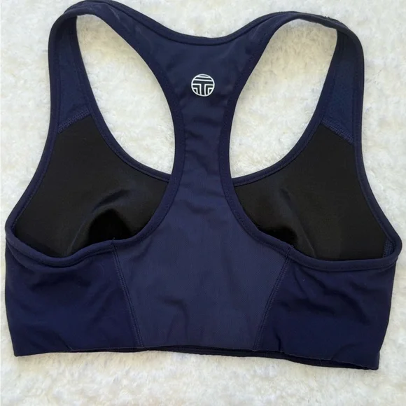 Tory Sport Black Racerback Sports Bra - Picture 5 of 6